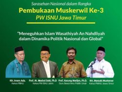 Islam Moderat Jadi Bahasan di Pembukaan Musykerwil ISNU Jatim