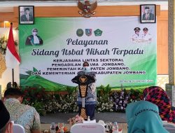 Bupati Jombang Melaunching Itsbat Nikah Terpadu