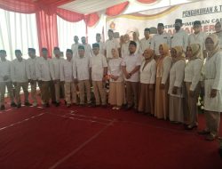 Nyimak Pidato Politik Ketua DPC Partai Gerindra Kabupaten Jombang, para undangan banyak beri aplaus