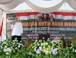 Bupati Jombang turut hadir dalam acara rutin Pengajian Rabu Wage Muslimat NU di PAC Gudo Ranting Plumbon Gambang