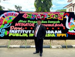 Lulus Peringkat Ke-2, H. Hamdani A Jalil Resmi Dilantik Jadi Mediator Wilayah Hukum Provinsi Aceh