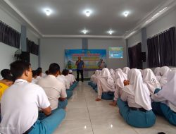 Polres Mojokerto Melalui Satresnarkoba Sinergi Dengan SMK 1 Trowulan Menggelar Sosialisasi Penyalahgunaan Narkoba