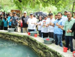 Tebar 1.200 Benih Ikan, dan tanam 500 pohon Wujudkan Ekoteologi dalam Peringatan HMPI dan HAB Kemenag ke-80