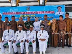 Pelantikan Perangkat Desa di Jogoroto, Camat Ajak Rawat Kebersamaan dan Tanggung Jawab Pelayanan