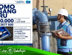 Perumdam Jombang Buka Promo Pasang Baru Air Bersih Rp750 Ribu hingga 30 Juni 2026